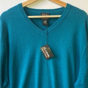 Jos A Bank Pima Cotton V-Neck Sweater XXL